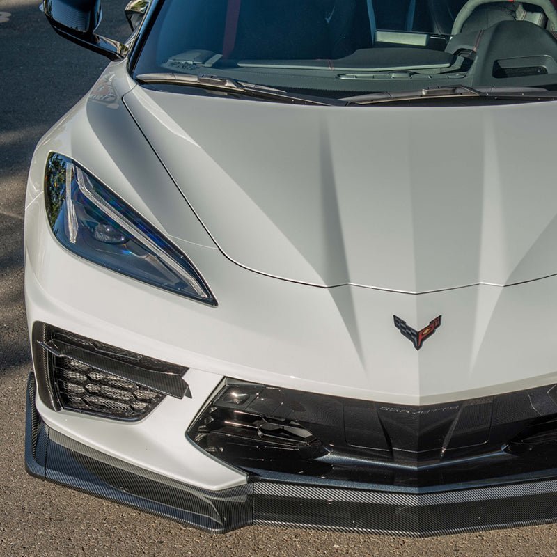 Corvette C8 Performance Extended Front Splitter Lip (5-Piece)